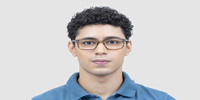 Multicolor Full frame Rectangle Eyeglasses for Men and Women