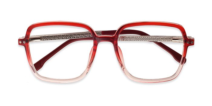  Multicolor Full Frame Square Eyeglasses for Men and Women