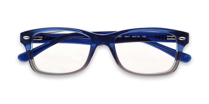 Ray-Ban Multicolor Full Frame Rectangle Eyeglasses for Kids