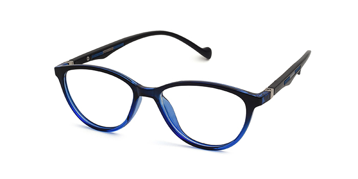  Multicolor Full Frame Oval Eyeglasses for Kids