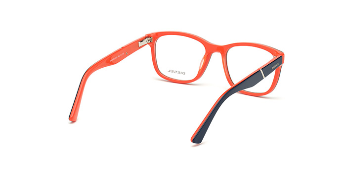 Diesel Blue Full Frame Rectangle Eyeglasses for Men and Women