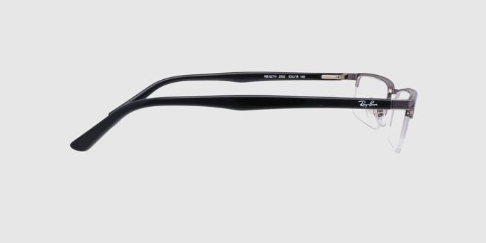  Gun Half rim Rectangle Eyeglasses for Men and Women
