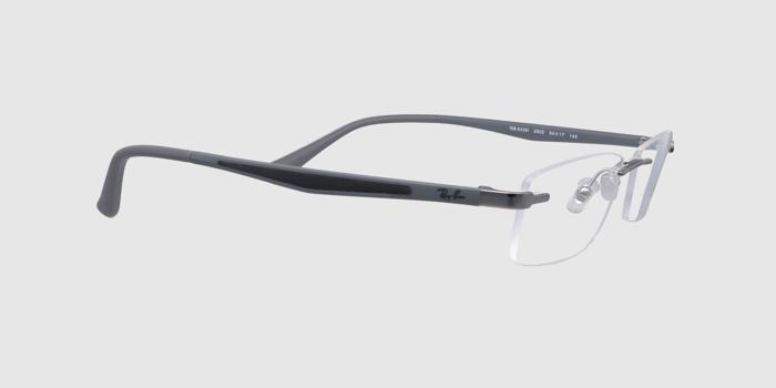  Gun Rimless Rectangle Eyeglasses for Men and Women