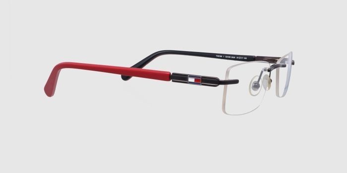  Gun Rimless Rectangle Eyeglasses for Women