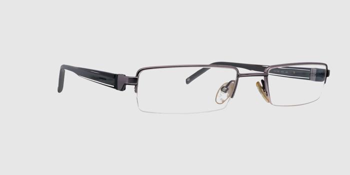  Gun Half rim Rectangle Eyeglasses for Women