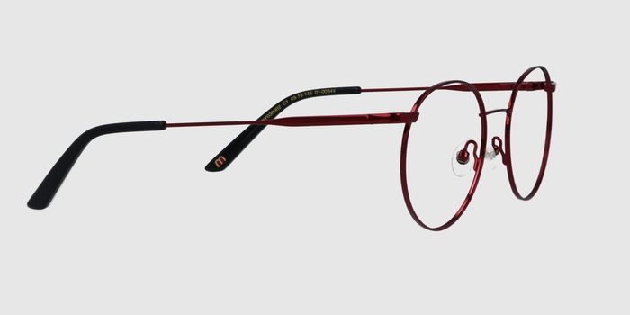  Burgundy Full rim Round Eyeglasses for Women