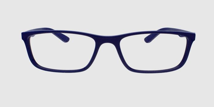  Royal blue Full rim Square Eyeglasses for Men and Women