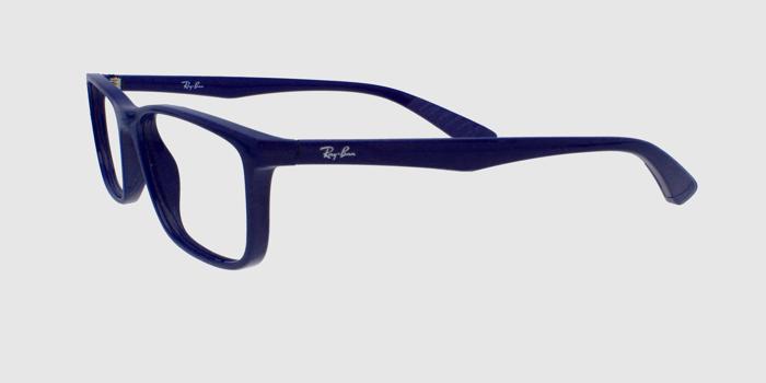  Royal blue Full rim Square Eyeglasses for Men and Women