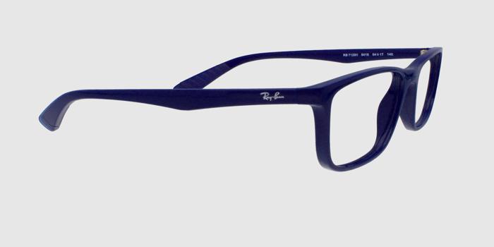  Royal blue Full rim Square Eyeglasses for Men and Women