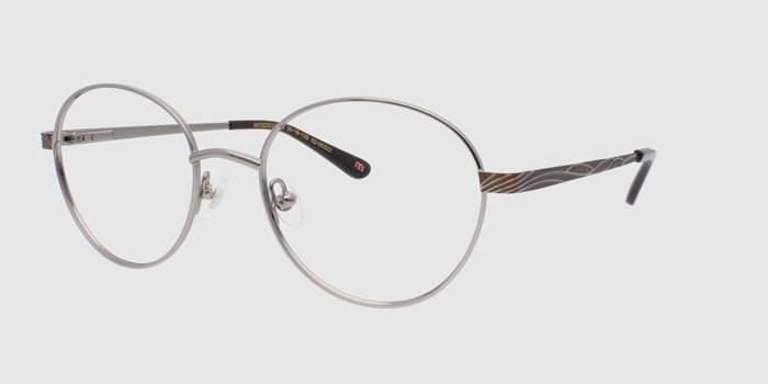  Gun Full rim Round Eyeglasses for Women