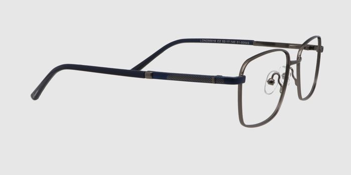  Gun Full frame Rectangle Eyeglasses for Men