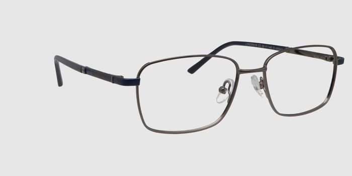  Gun Full frame Rectangle Eyeglasses for Men