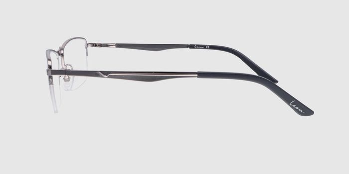  Gun Half rim Rectangle Eyeglasses for Men and Women