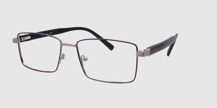  Gun Full frame Rectangle Eyeglasses for Men and Women