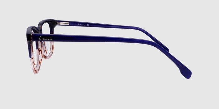  Royal blue Full frame Rectangle Eyeglasses for Men and Women