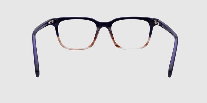  Royal blue Full frame Rectangle Eyeglasses for Men and Women