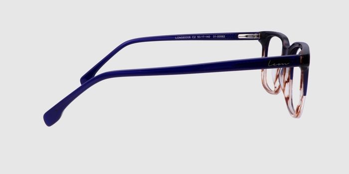  Royal blue Full frame Rectangle Eyeglasses for Men and Women