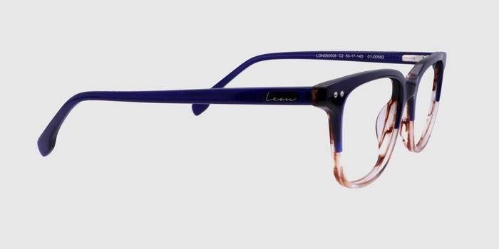  Royal blue Full frame Rectangle Eyeglasses for Men and Women