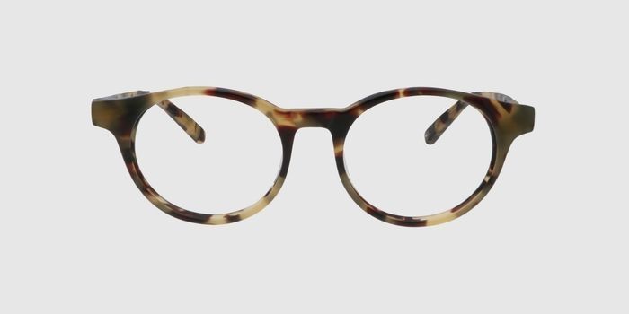  Dark brown Full frame Round Eyeglasses for Men and Women