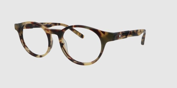  Dark brown Full frame Round Eyeglasses for Men and Women