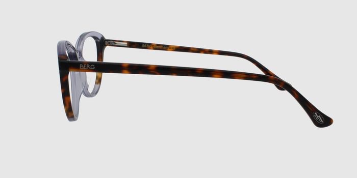  Grey transparent Full rim Round Eyeglasses for Men and Women