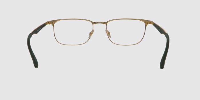  Dark brown Full frame Rectangle Eyeglasses for Men and Women