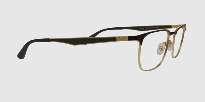  Dark brown Full frame Rectangle Eyeglasses for Men and Women
