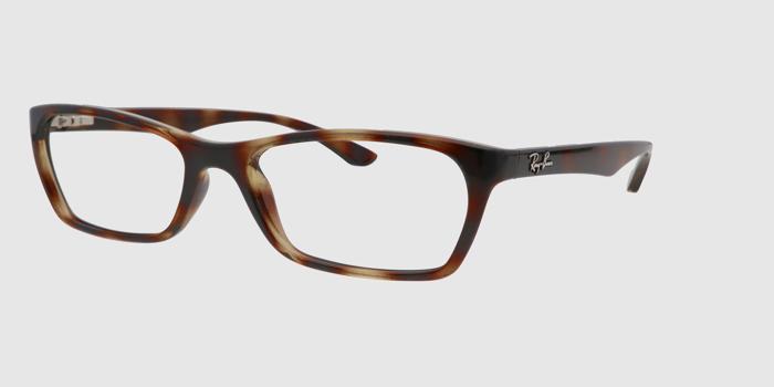  Dark brown Full frame Rectangle Eyeglasses for Men and Women