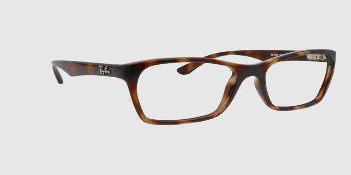  Dark brown Full frame Rectangle Eyeglasses for Men and Women