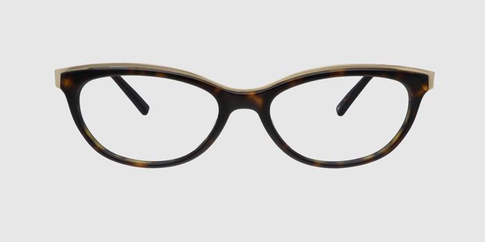  Dark brown Full frame Cat eye Eyeglasses for Women