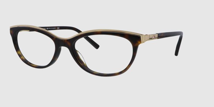  Dark brown Full frame Cat eye Eyeglasses for Women