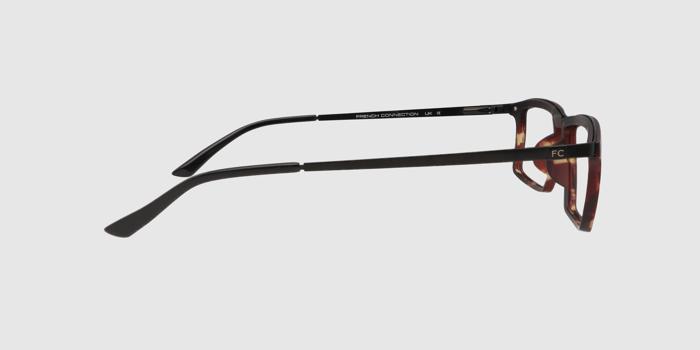  Dark brown Full frame Rectangle Eyeglasses for Men