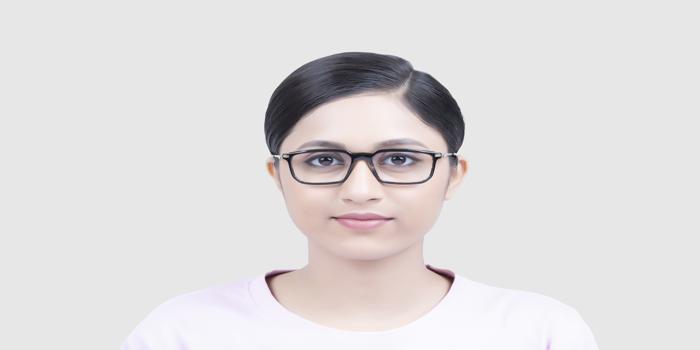  Dark brown Full frame Rectangle Eyeglasses for Men and Women