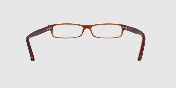  Dark brown Full rim Rectangle Eyeglasses for Men