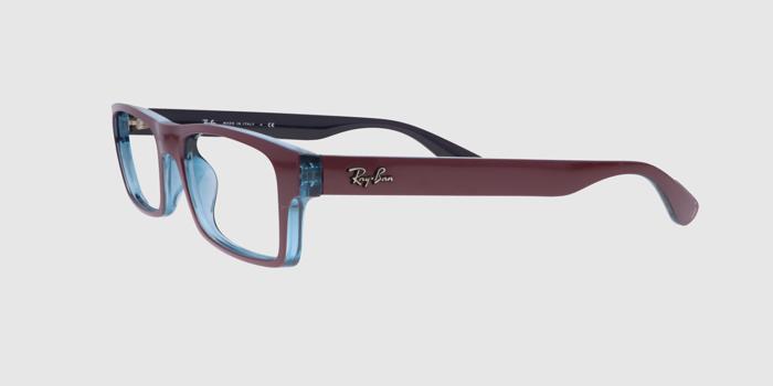  Burgundy Full frame Rectangle Eyeglasses for Men and Women