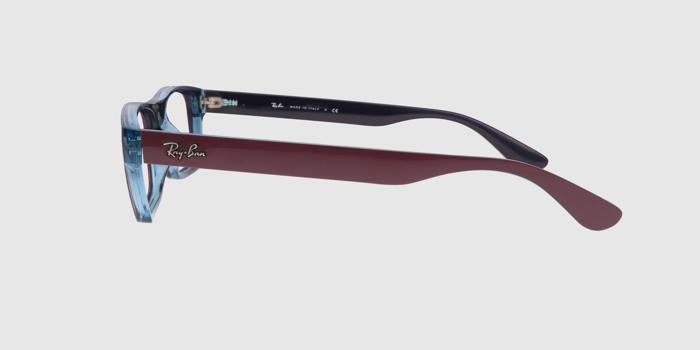  Burgundy Full frame Rectangle Eyeglasses for Men and Women