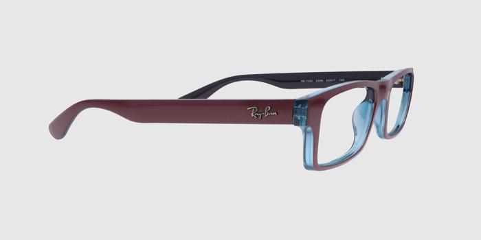  Burgundy Full frame Rectangle Eyeglasses for Men and Women