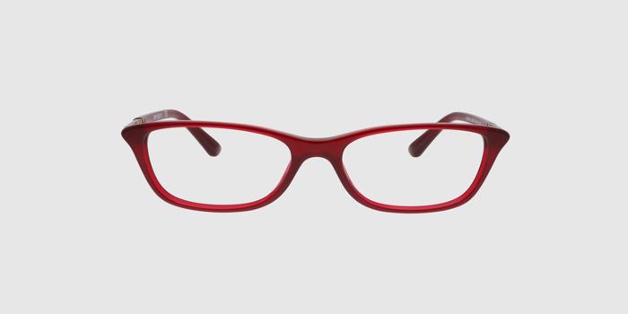  Burgundy Full frame Rectangle Eyeglasses for Women