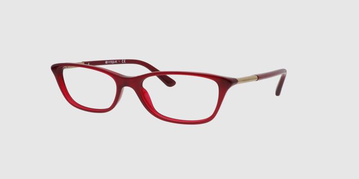  Burgundy Full frame Rectangle Eyeglasses for Women