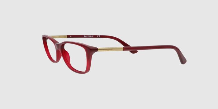  Burgundy Full frame Rectangle Eyeglasses for Women