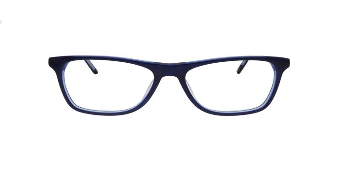  Navy blue Full frame Rectangle Eyeglasses for Men