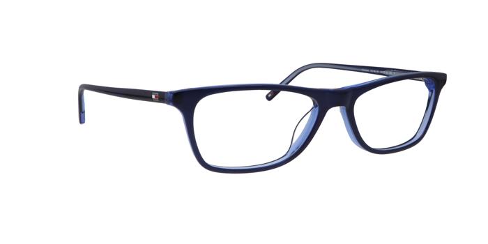  Navy blue Full frame Rectangle Eyeglasses for Men