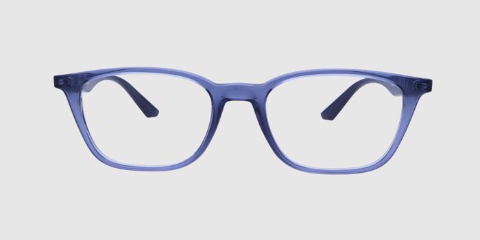  Blue transparent Full frame Wayfarer Eyeglasses for Men and Women