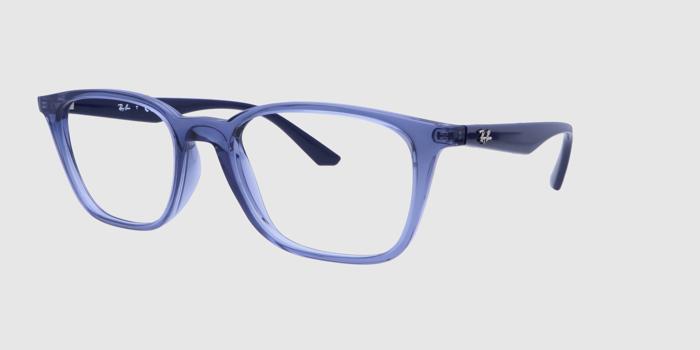  Blue transparent Full frame Wayfarer Eyeglasses for Men and Women