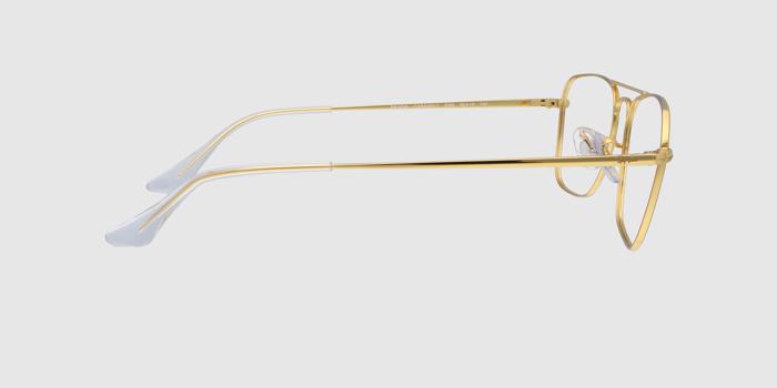  Dark golden Full frame Aviator Eyeglasses for Men and Women
