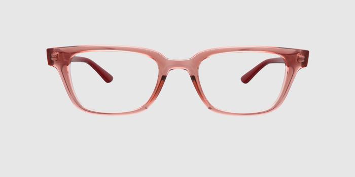  Red transperant Full frame Wayfarer Eyeglasses for Women