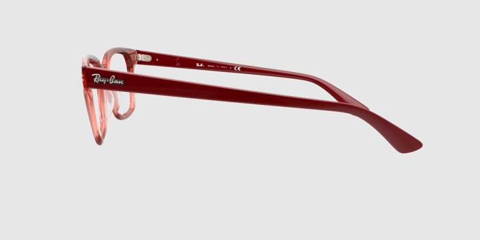  Red transperant Full frame Wayfarer Eyeglasses for Women