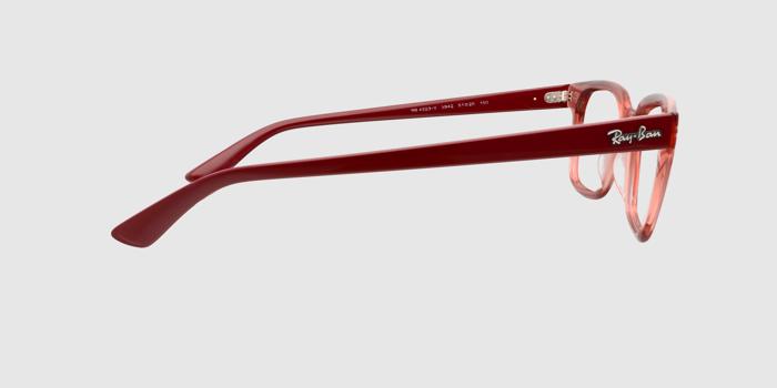 Red transperant Full frame Wayfarer Eyeglasses for Women