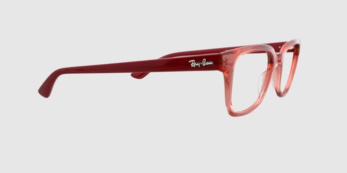  Red transperant Full frame Wayfarer Eyeglasses for Women