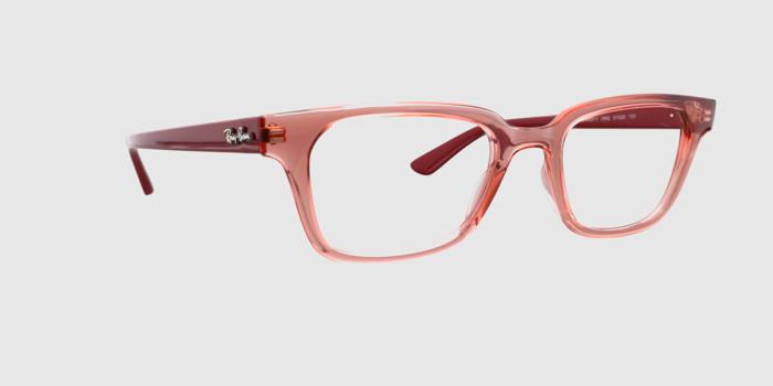  Red transperant Full frame Wayfarer Eyeglasses for Women